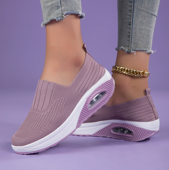 Sportieve Wandelsneakers met Ergonomische Ondersteuning Zwart Wit Marineblauw Beige Grijs Roze Rood Dames Heren Ademend Comfortabel Dagelijks | Sansoti