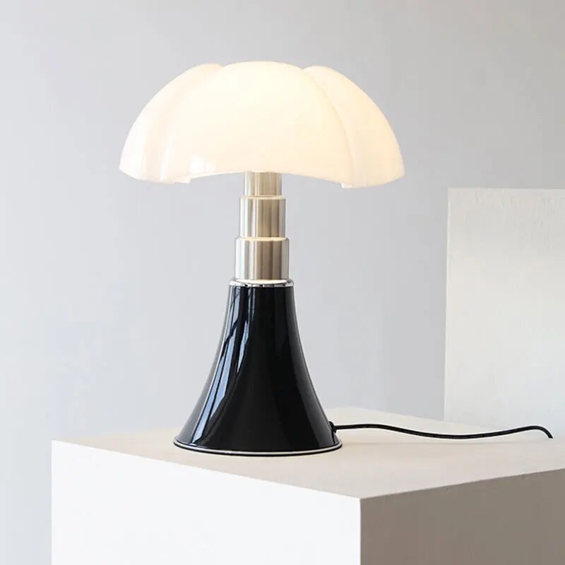 Tafellamp LED 10W Acryl Staal Zwart Wit Bloemdesign Bureau Slaapkamer Dimbaar Touch Lamp Sfeerverlichting Modern | Sansoti