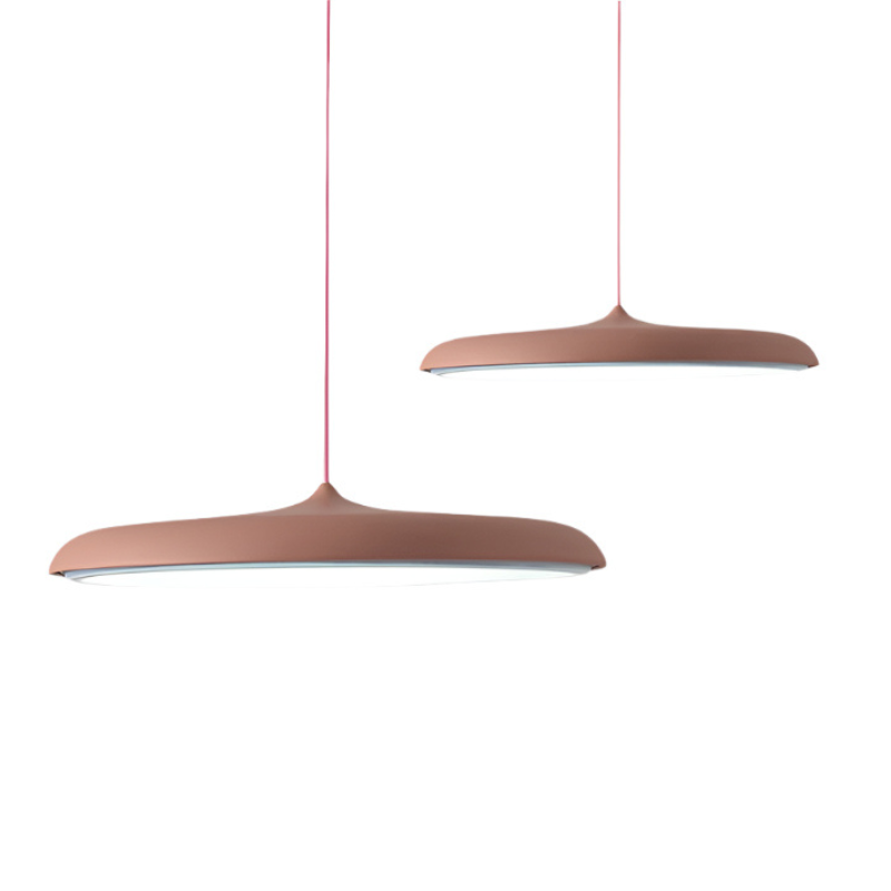 Moderne LED Hanglamp met Minimalistische Lijnen – Dimbare Eetkamerlamp in Meerdere Kleuren voor Scandinavisch Interieur | Sansoti