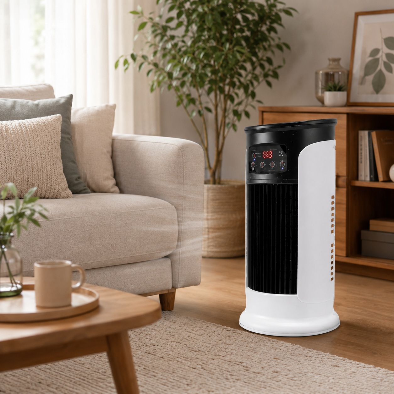 Mobiele Aircooler Compact Verkoeling Kleine Ruimtes Kantoor Slaapkamer Persoonlijke Koeling Draagbaar | Sansoti