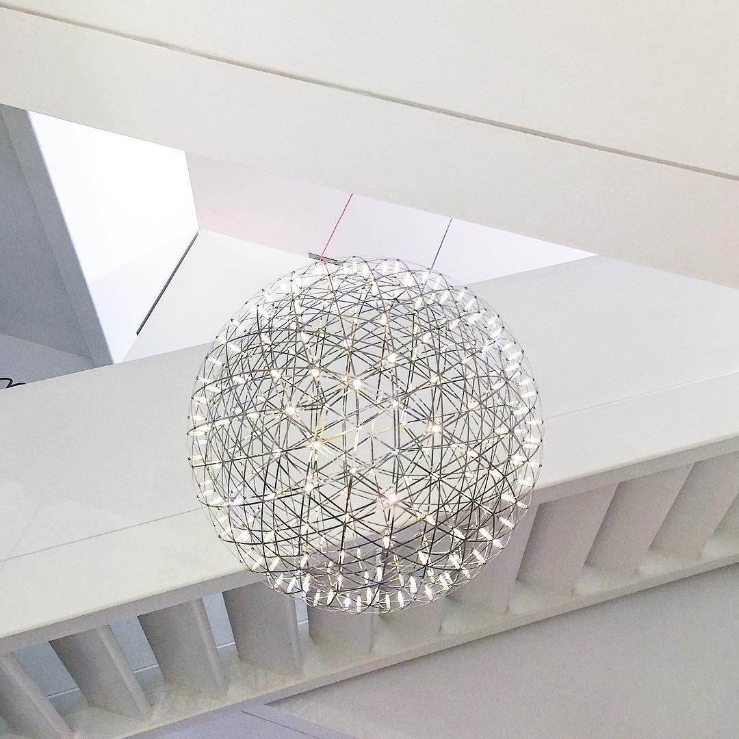 LED Hanglamp Bol Zilver Sfeerverlichting Moderne Lichtbol met Dimbare Lichtpunten Transparante Kristalbol Decoratief Scandinavisch Warm Wit Industrieel Design Interieurlamp | Sansoti
