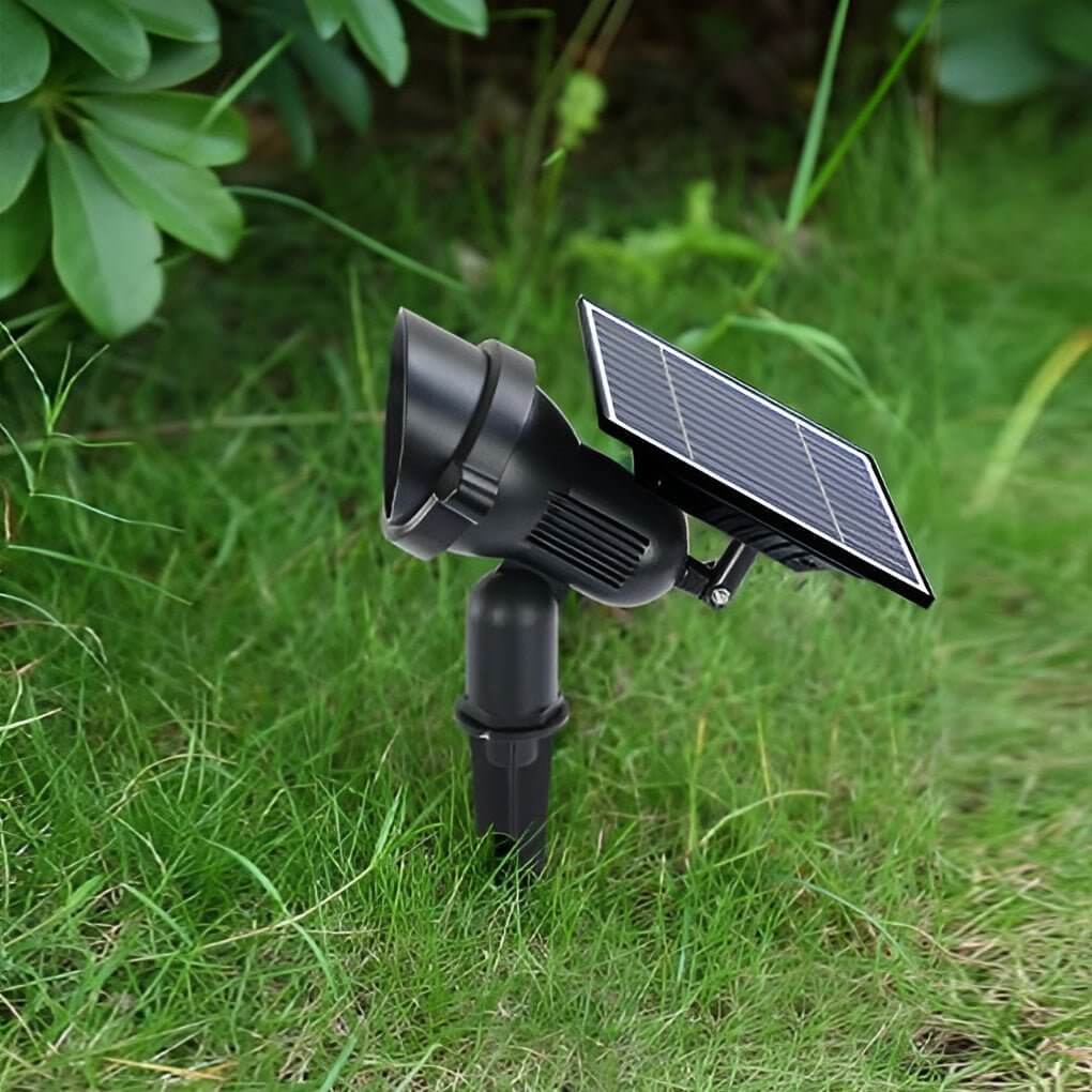 Solar Garden Spot LED RGB Outdoor Lamp IP65 Adjustable Head Aluminum Lawn Lighting | Sansoti