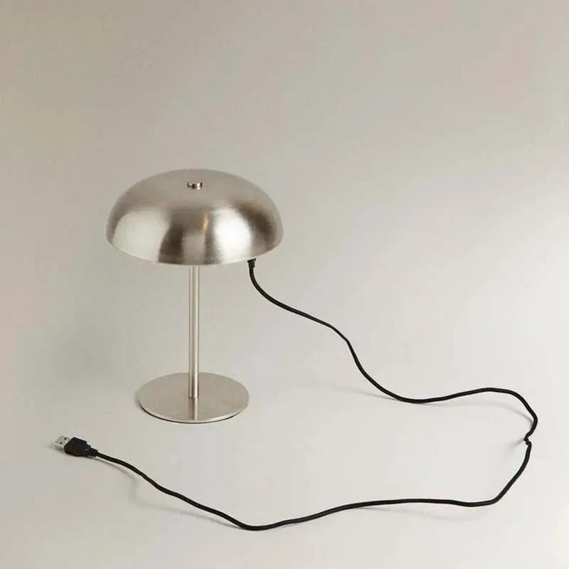 Bezprzewodowa lampa stołowa, ładowana akumulatorowo, z funkcją ściemniania i sterowaniem dotykowym, 3 temperatury barwowe, regulowana lampa nastrojowa do wnętrz | Sansoti