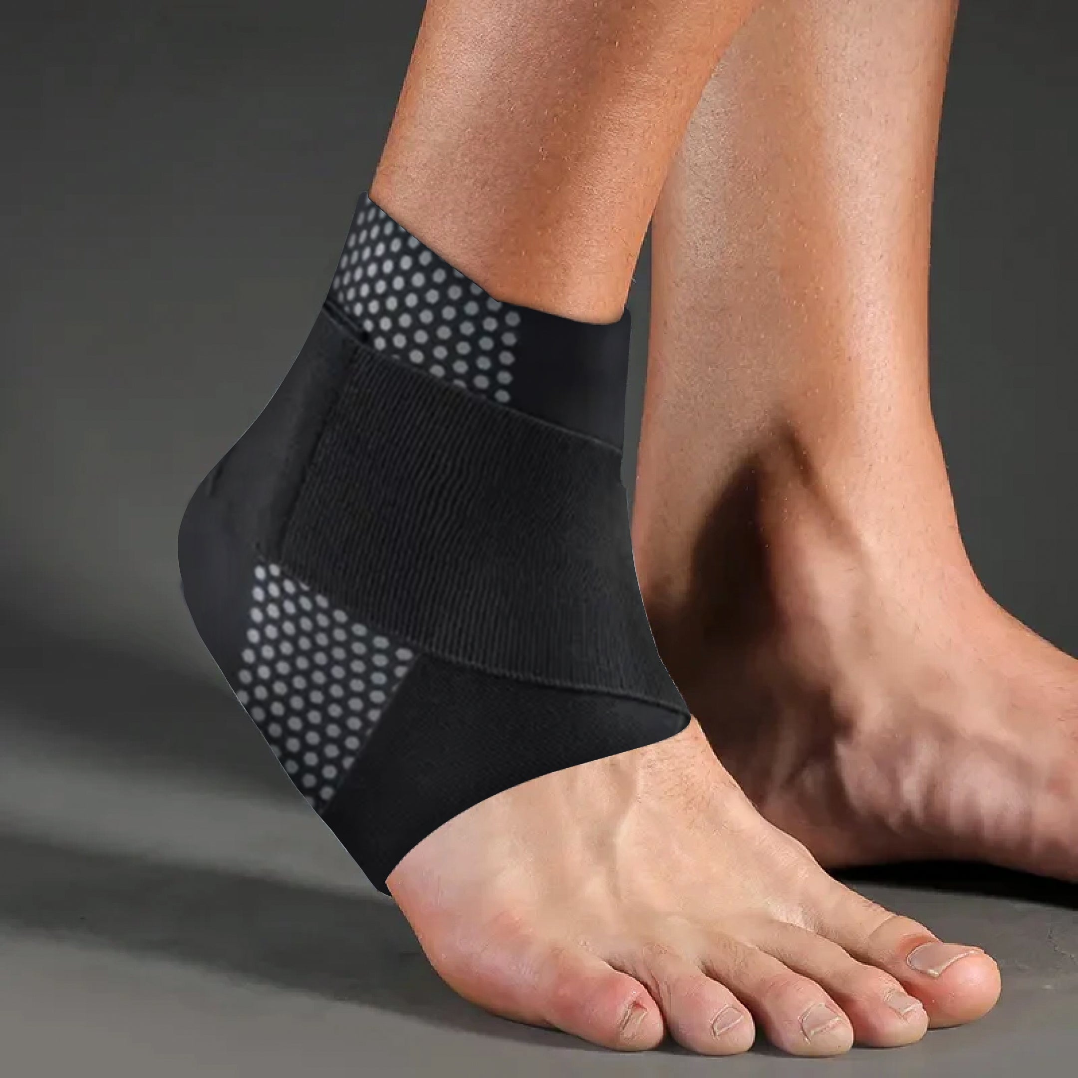 Enkelbrace met Beschermende Bandage voor Voetballers en Sporters | Optimale Steun bij Intensief Bewegen | Sansoti