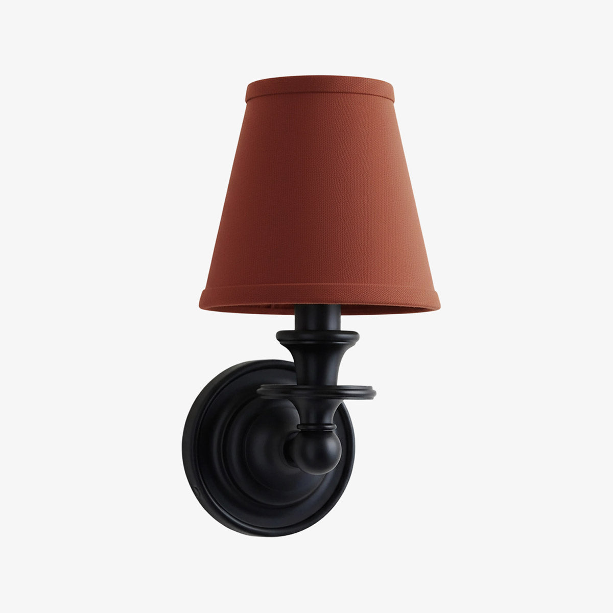 Wandlamp met stoffen kap en zwanenhalsarm – smeedijzeren armatuur met verstelbare leeslamp | Sansoti