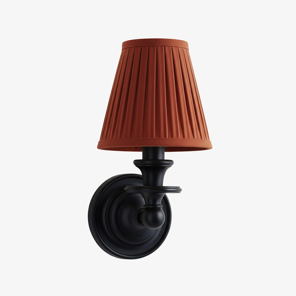 Wandlamp met stoffen kap en zwanenhalsarm – smeedijzeren armatuur met verstelbare leeslamp | Sansoti