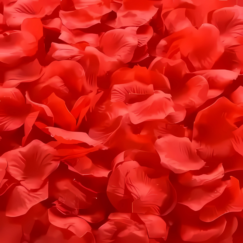 Decoratieve Rozenblaadjes van Zijde Set - Herbruikbaar Feestdecoratie voor Bruiloft Romantisch Diner | Sansoti