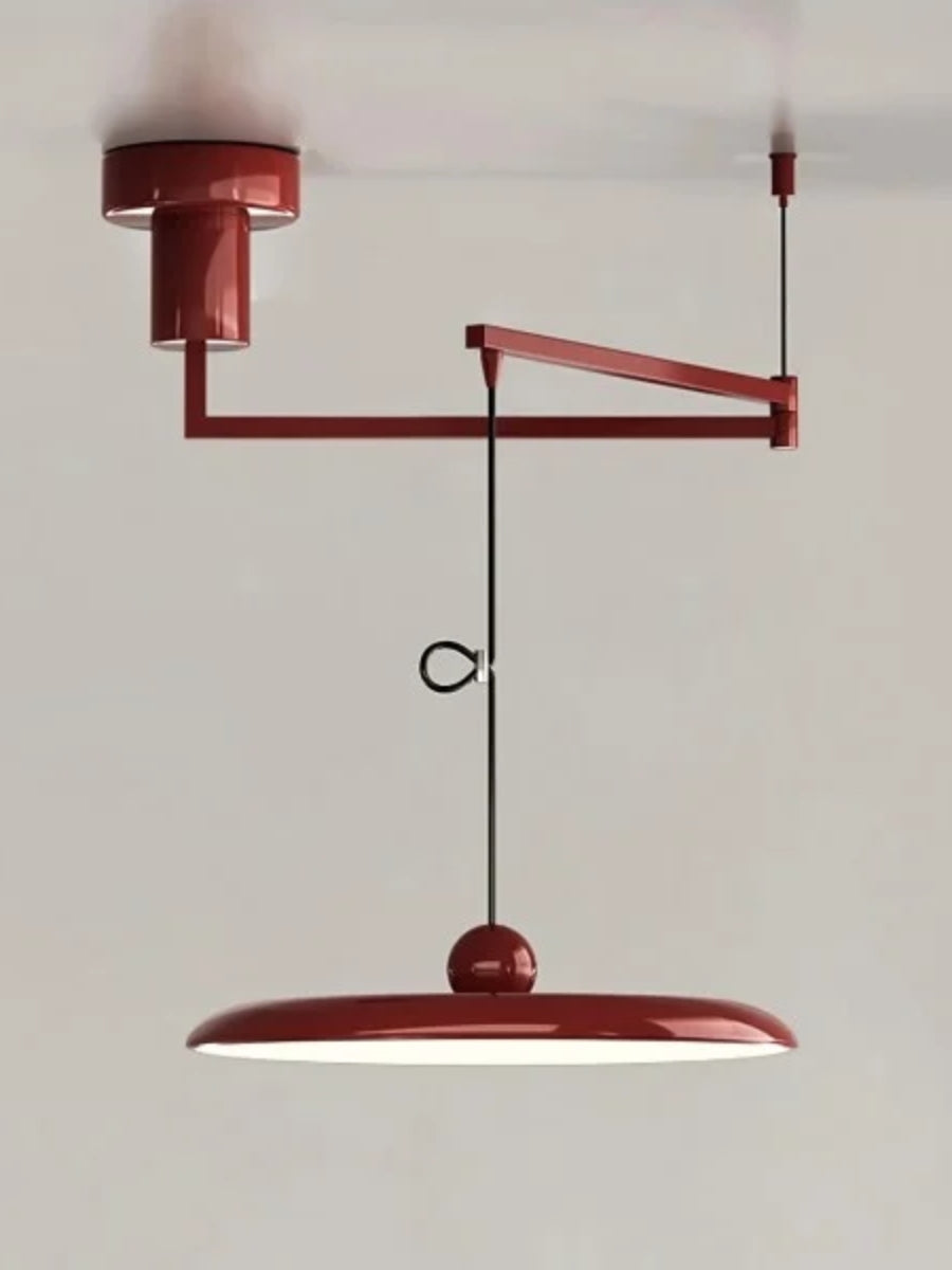 Verstelbare Hanglamp met Zwenkarm – Minimalistische Industriële Verlichting Metaal | Sansoti