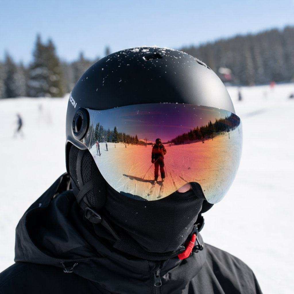 Sportieve Skihelm met Verstelbare Pasvorm en Afneembare Onderdelen – Veiligheid en Comfort voor Wintersport | Sansoti
