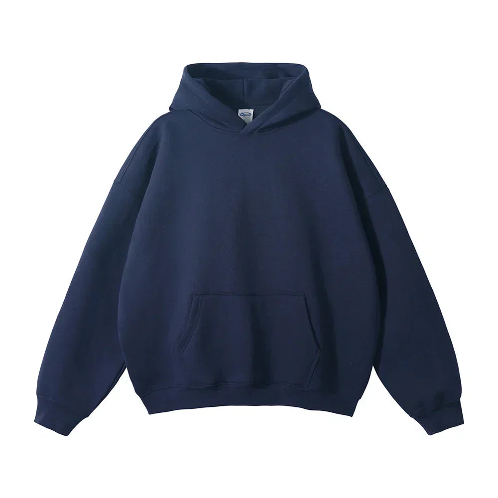 Men's Hoodie with Hood and Kangaroo Pocket - Relaxed Fit for Casual Style, Comfort, and Everyday Wear | Sansoti