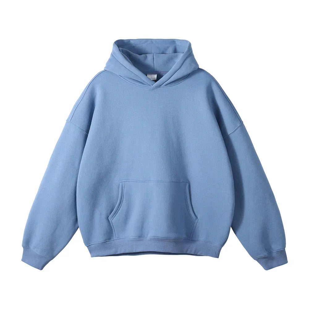 Men's Hoodie with Hood and Kangaroo Pocket - Relaxed Fit for Casual Style, Comfort, and Everyday Wear | Sansoti