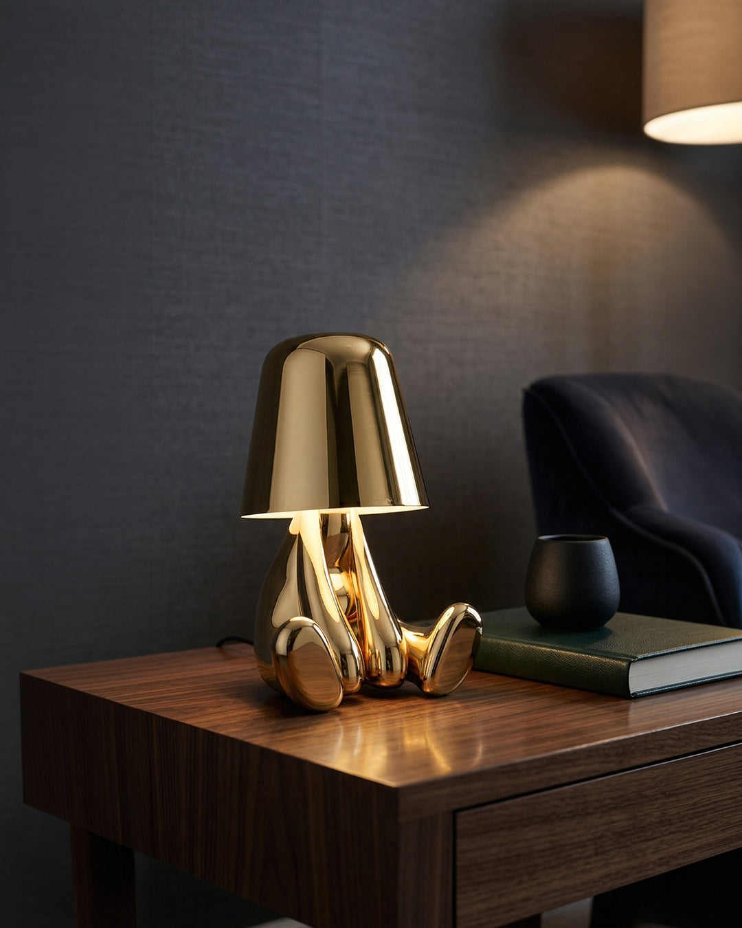 Metalen Tafellamp Sculptuur Figuur Sfeerlicht Touch Dimbaar LED Nachtlampje Goud Zilver Modern Design Decoratief | Sansoti