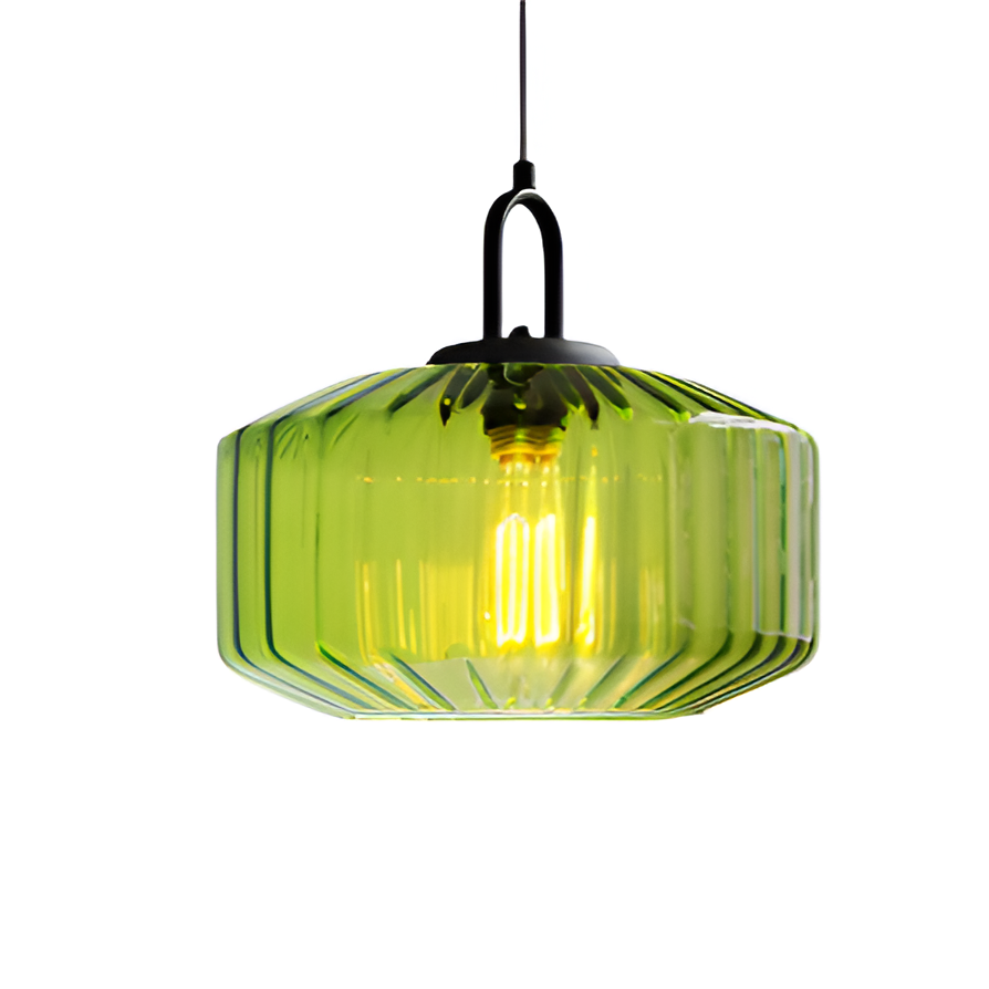 Hängelampe Buntglas Retro Nordic Ø28cm E27 3000K Küche | Restfield