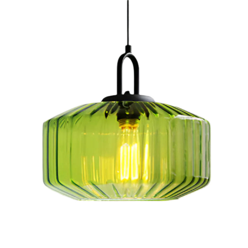 Hängelampe Buntglas Retro Nordic Ø28cm E27 3000K Küche | Restfield