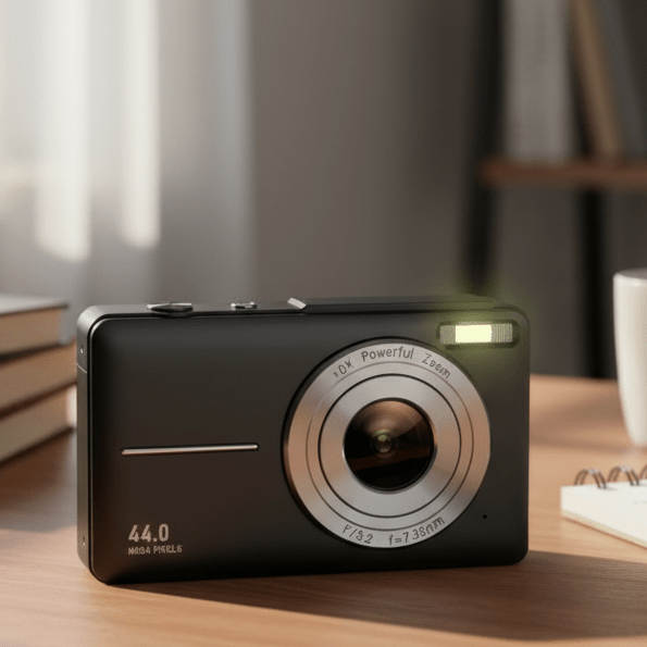 Compacte Digitale Camera Vintage-Stijl 1080p Video Metalen Behuizing voor Fotografie Reizen Vakantie | Sansoti