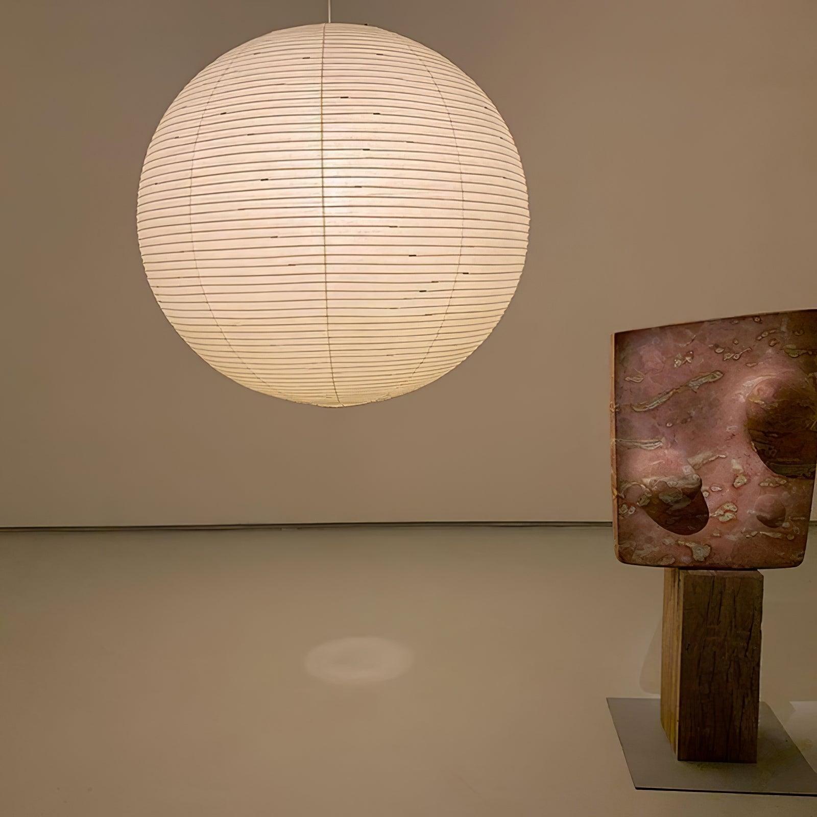 Japanse Mulberry Paper Hanglamp — Handgemaakte Washi Lampenkap Bol Sfeerverlichting | Sansoti