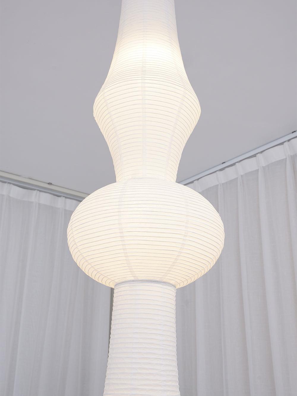 Japanse Hangende Papieren Lamp Zeven Formaten E26/E27 ø33-ø43cm 150-460cm Hoogte Mulberry Washi Moerasschors Translucide Kap Met Handgemaakt Karakter | Sansoti