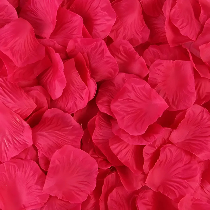 Decoratieve Rozenblaadjes van Zijde Set - Herbruikbaar Feestdecoratie voor Bruiloft Romantisch Diner | Sansoti