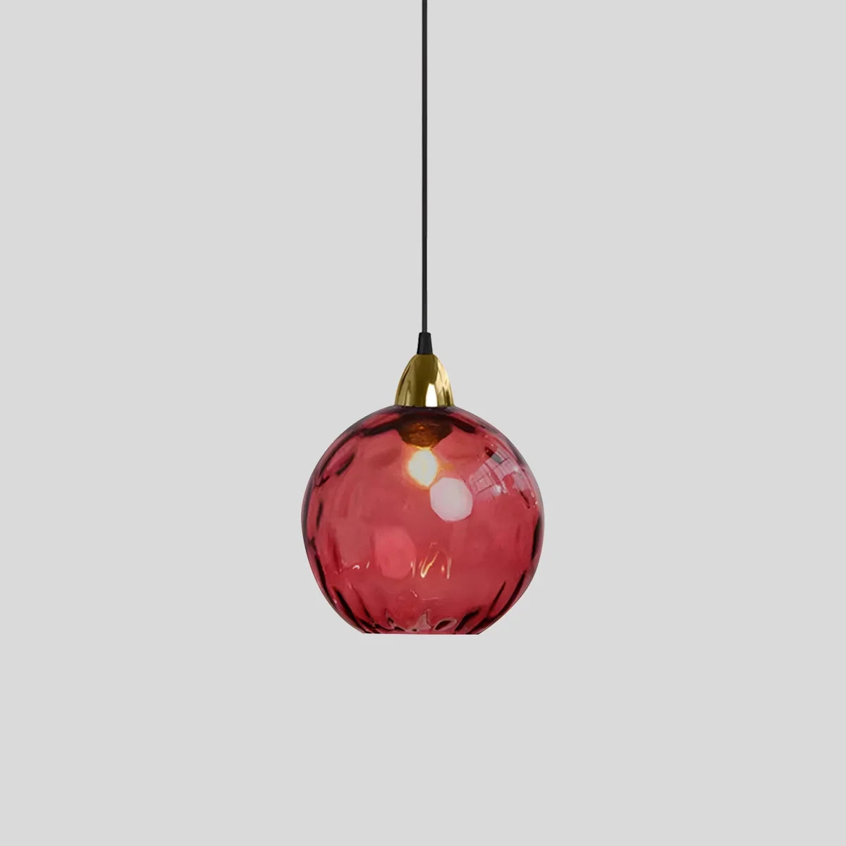 Hanglamp Glas E26 20 cm Grijs Eettafel Woonkamer Slaapkamer Rookglas Bollamp Pendellamp Sfeerverlichting | Sansoti