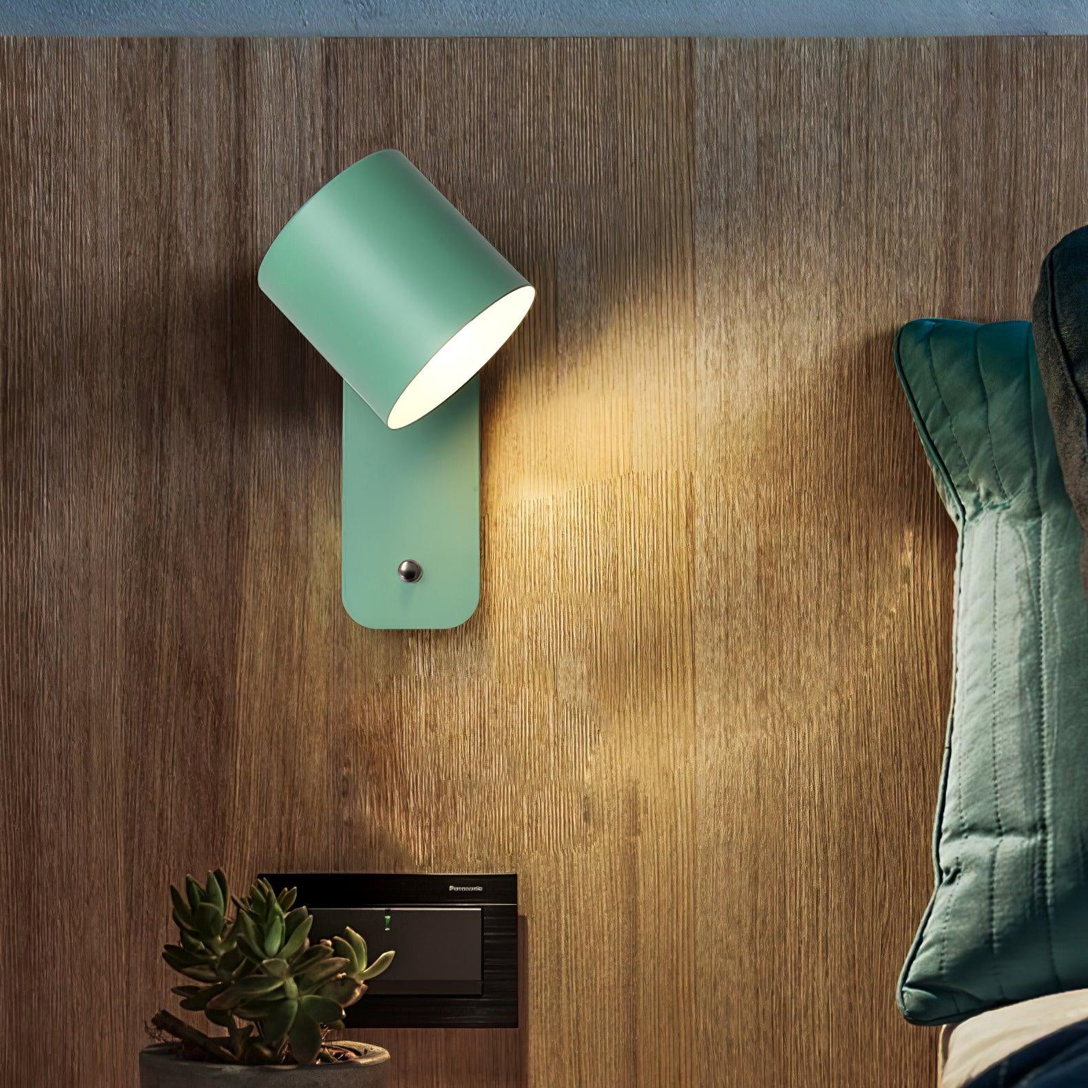 Draaibare Wandlamp Oplaadbaar USB-C 350° Rotatie Dimbaar Touch 4 Kleuren | Sansoti