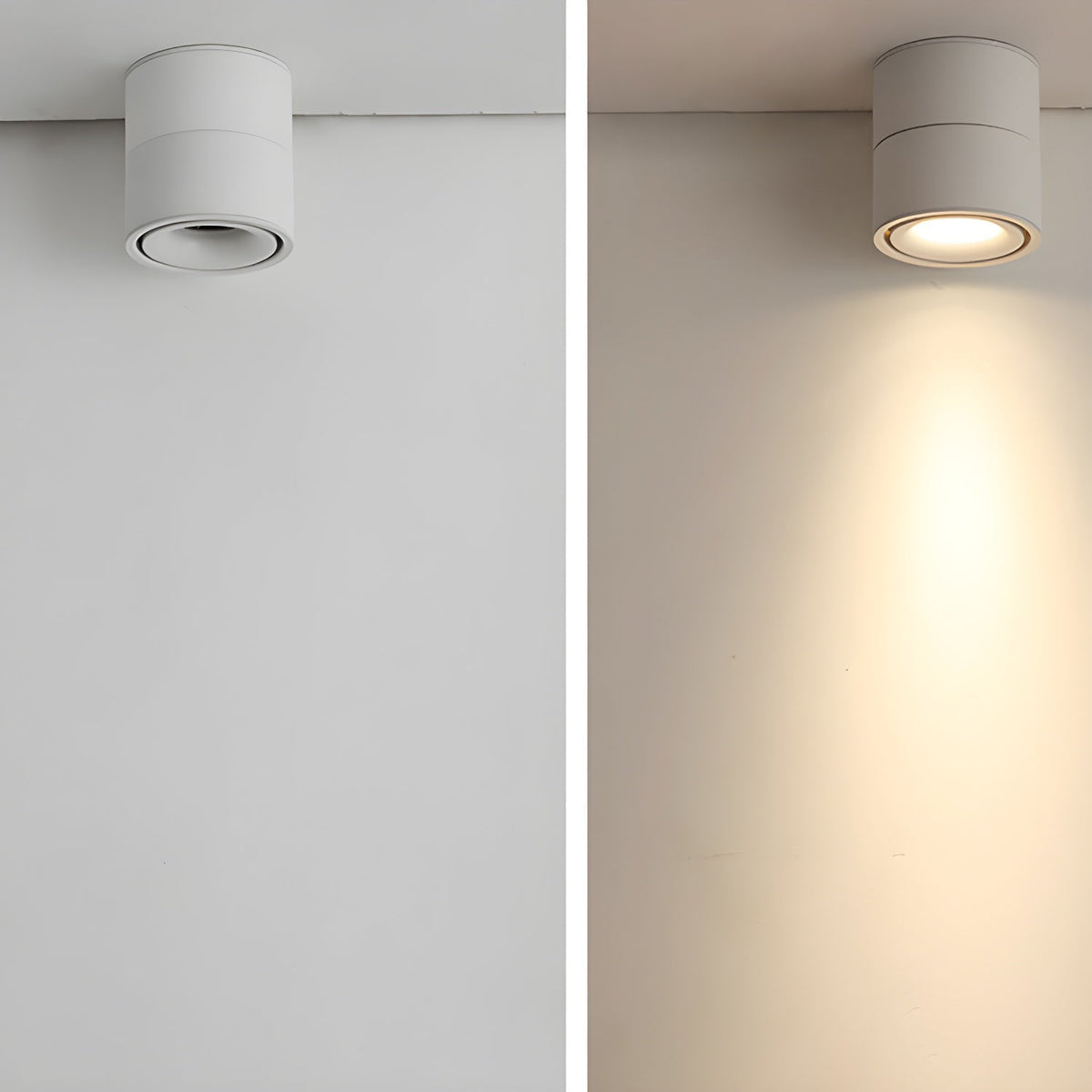 Verstelbare Plafondspot Aluminium Draaibaar Minimalistisch Design Zwart Wit Moderne Keukenverlichting | Sansoti