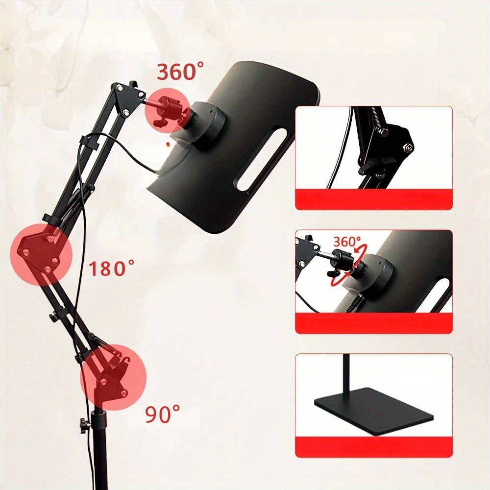 LED Roodlichttherapie Lamp met Infrarood 660nm 850nm op Verstelbaar Statief voor Lichaam en Gezicht Lichttherapie Thuis | Sansoti