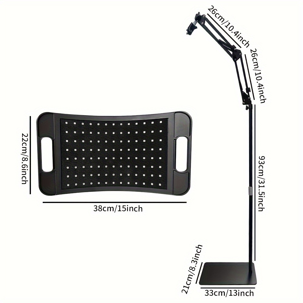 LED Roodlichttherapie Lamp met Infrarood 660nm 850nm op Verstelbaar Statief voor Lichaam en Gezicht Lichttherapie Thuis | Sansoti