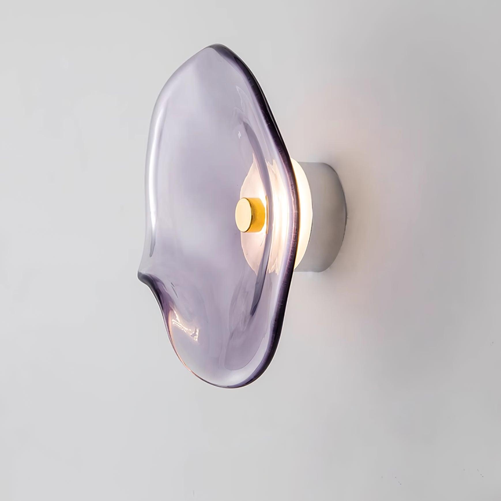 Applique Murale Verre LED 3000K Ambre Design Organique Salle de Bain Salon Éclairage Mural Moderne Lampe d'Ambiance Résistante à l'Humidité | Restfield