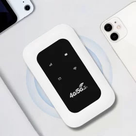 Draagbare 5G WiFi Router – Veilige Mobiele Internetverbinding voor Camper, Caravan en Reizen | 10 Apparaten | 150 Mbps | Sansoti