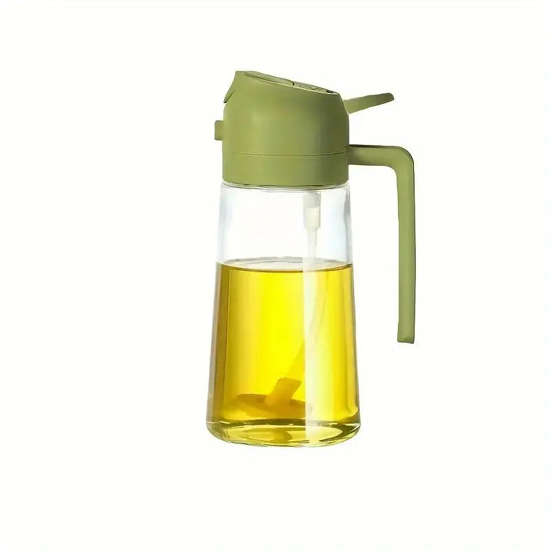 Ölsprüher Spender 2-in-1 Sprühen und Ausgießen Glas 470ml Küche Kochen BBQ | Restfield