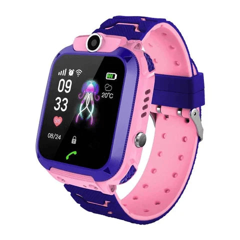 Kinder Smartwatch met GPS Tracking en Noodknop – Waterdicht en Schoolmodus | Sansoti
