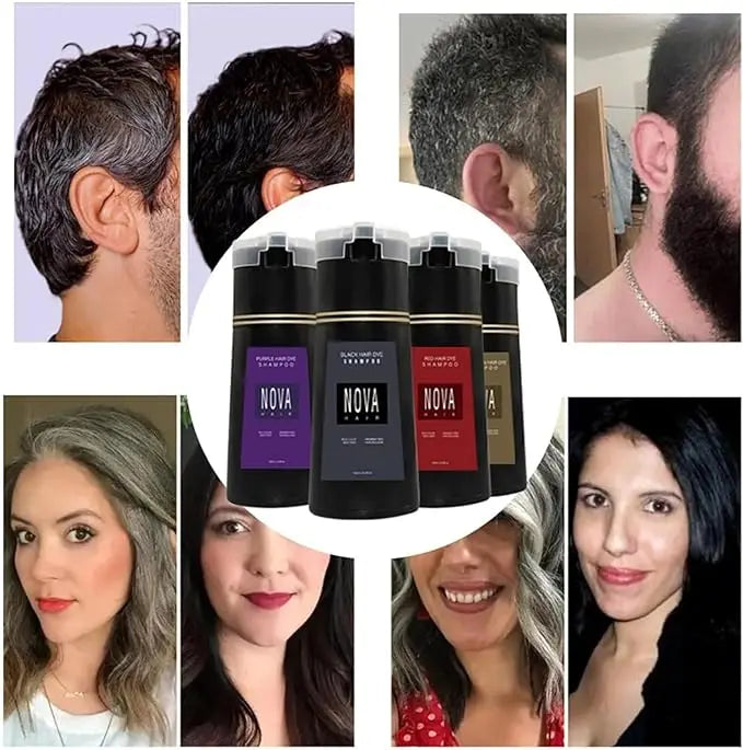Kleurshampoo 200 ml voor Natuurlijk Uitziend Haar – Snelle Verzorging en Kleur in Één Stap | Sansoti