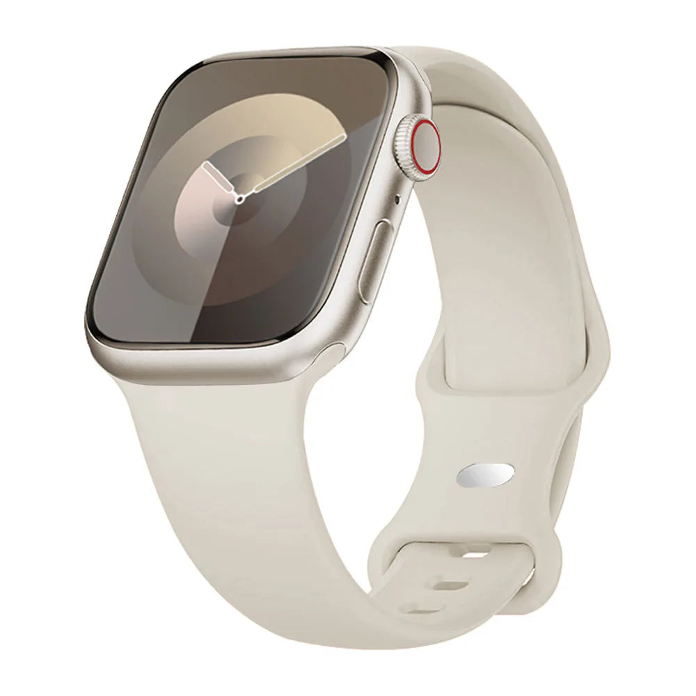 Bracelet de montre en silicone résistant à l’eau, bracelet de sport flexible 38-49 mm pour smartwatch, bracelet de poignet remplaçable et réglable | Sansoti