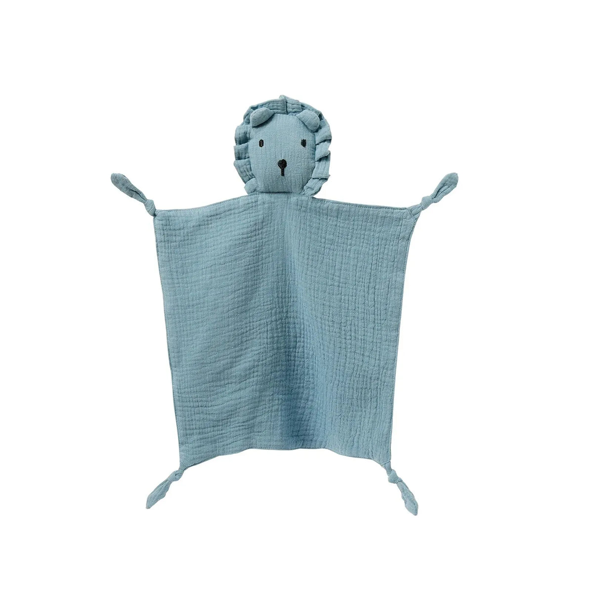 Katoenen Knuffeldoek met Dierkop voor Baby | Zachte Slaaphulp Pasgeborenen Kraamcadeau Troostdoekje Speelgoed | Sansoti