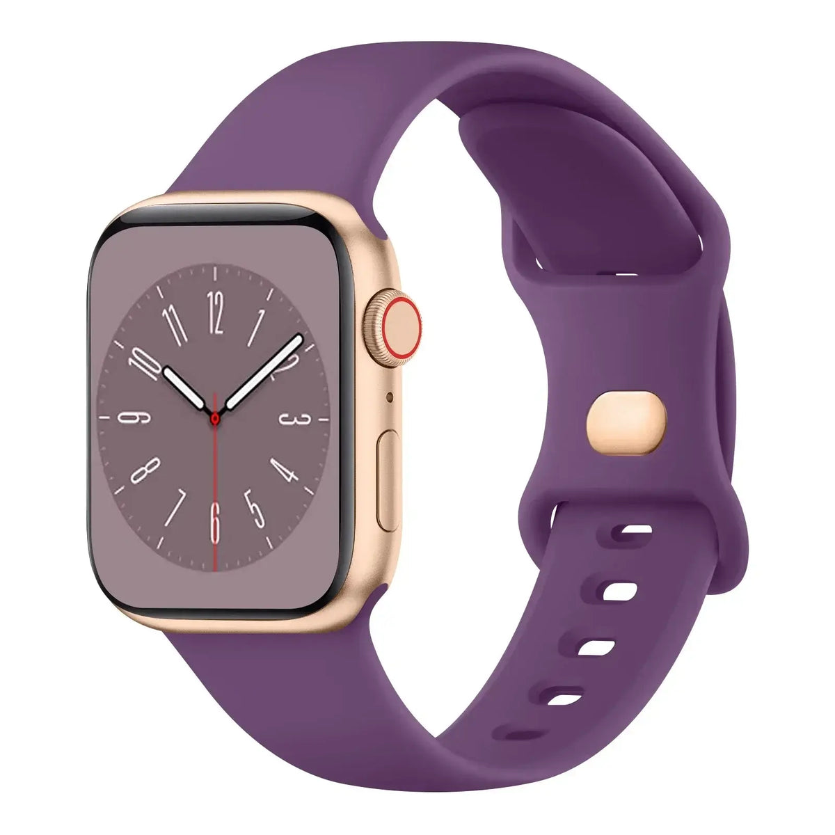 Silikon-Smartwatch-Armband – atmungsaktives, flexibles, verstellbares und komfortables Uhrenarmband – für alle Handgelenkgrößen | Sansoti