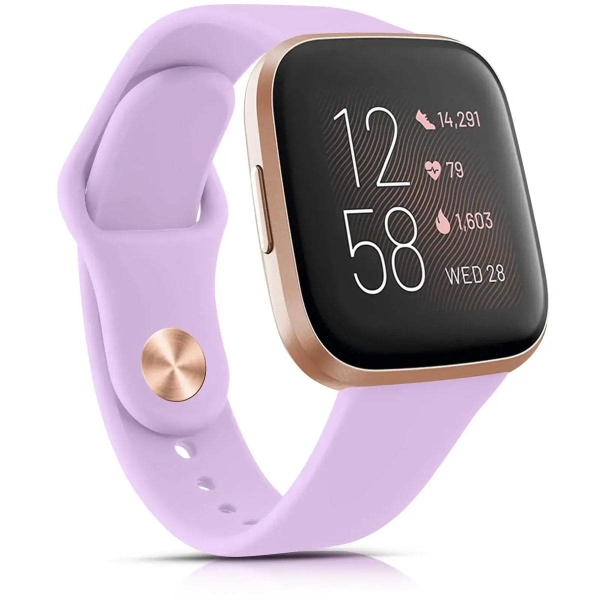 Wasserbeständiges, verstellbares Silikon-Smartwatch-Armband, Sportuhr-Armband, kompatibel mit Fitbit, aktiv | Sansoti