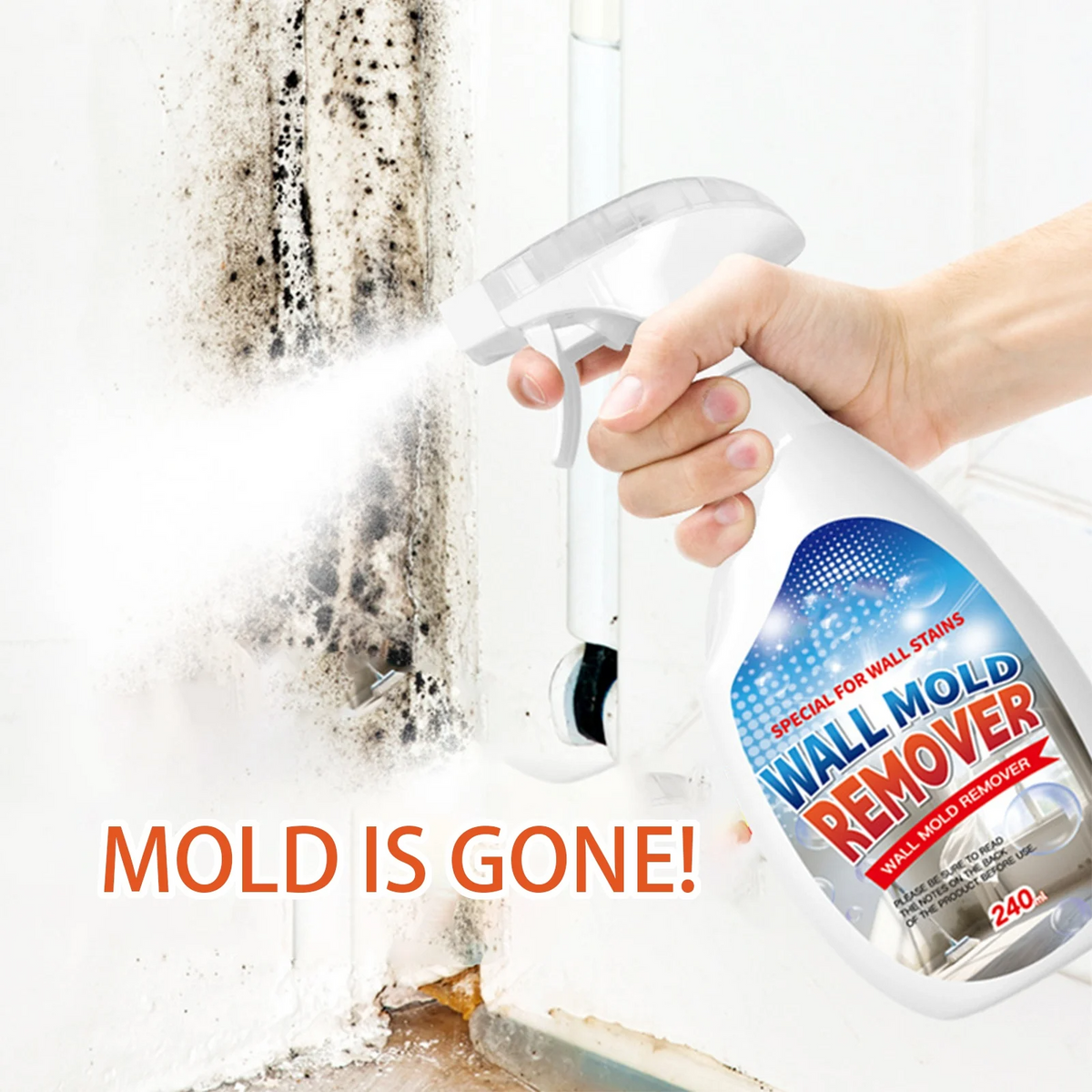 Mold Remover Spray 240ml Deep-Cleaning for Bathrooms, Tiles, Walls and Damp Areas Anti-Mold Grout Cleaner | Sansoti