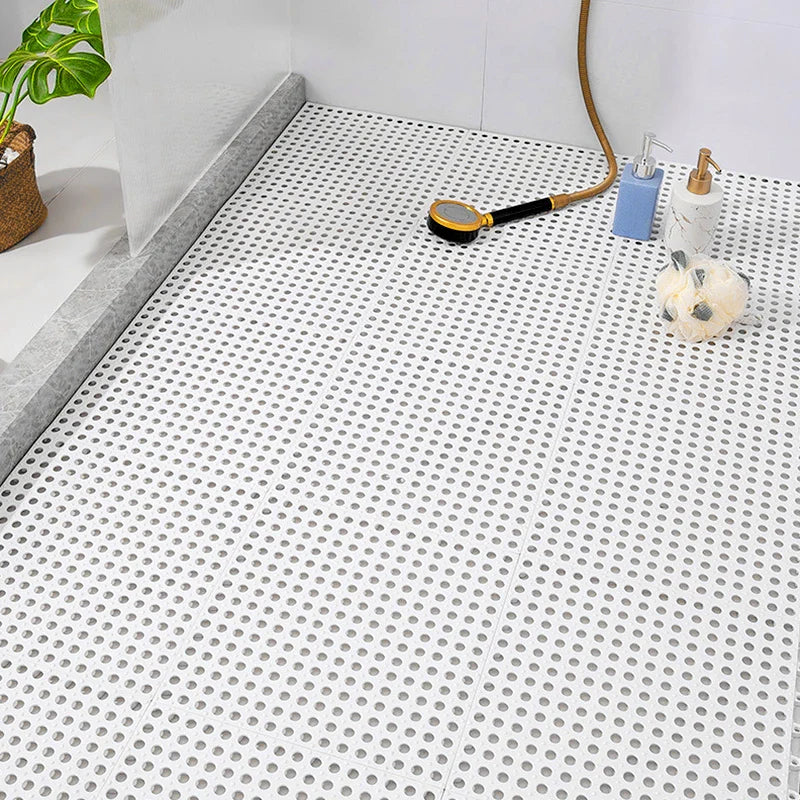 Tapis de douche antidérapant caoutchouc 30x30cm salle de bain étanche anti-moisissure | Restfield