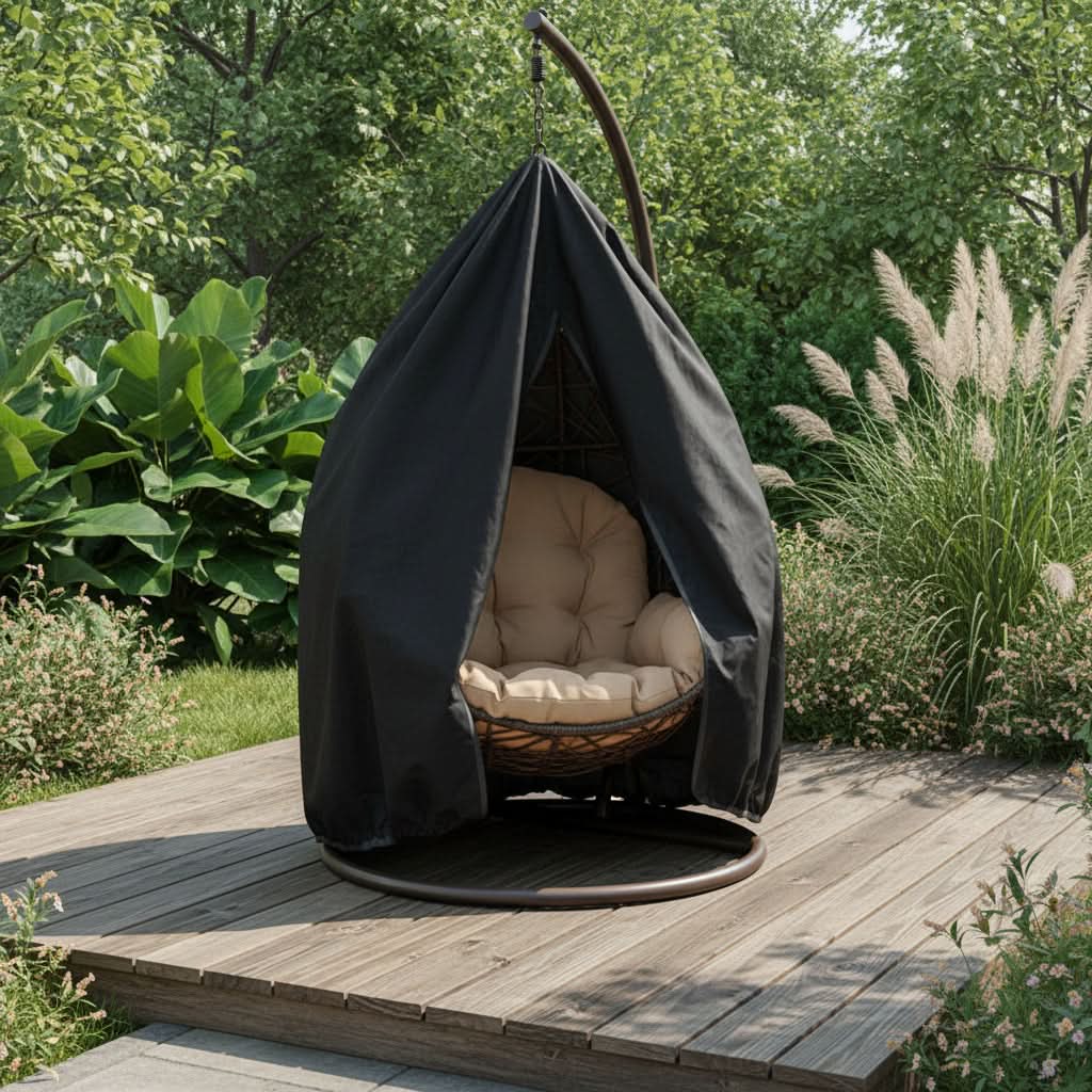 Beschermhoes Hangstoel Eistoel 190x115cm 200x230cm Waterdicht Polyester Overtrek Tuinmeubelen Balkon Outdoor | Sansoti