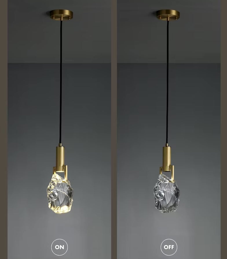 Kristallen Hanglamp met Verstelbare Kabel en LED-Verlichting voor Woonkamer en Eetkamer | Sansoti