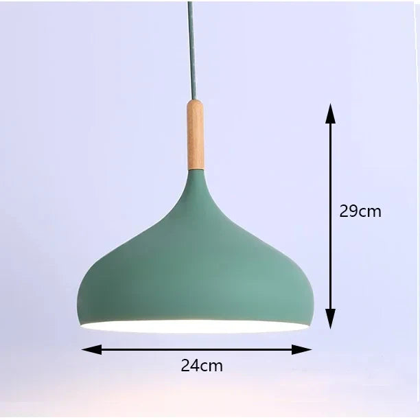 Aluminium hanglamp met E27 fitting in 8 moderne kleuren | Sansoti