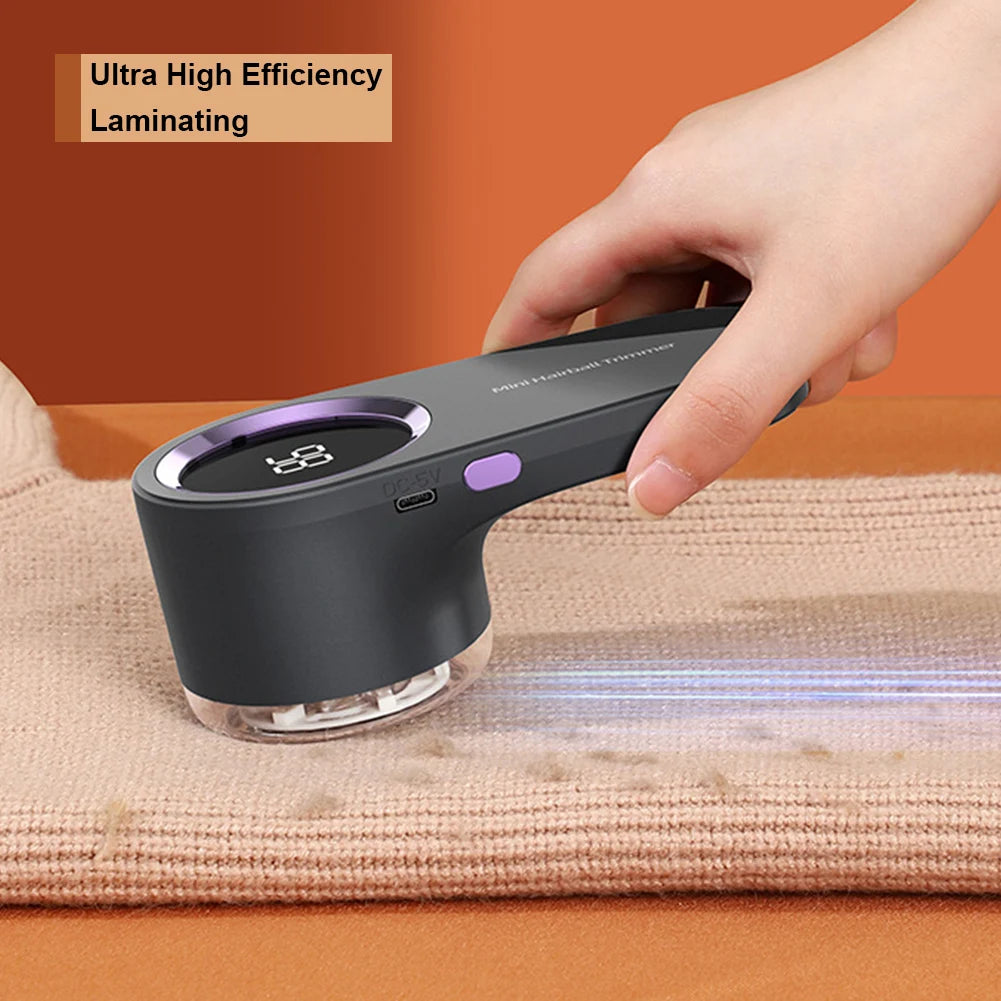 Épilateur Électrique Rechargeable USB Affichage Numérique 14,8cm ABS Pull Vêtements Anti-Bouloches Rasoir à Peluches | Restfield