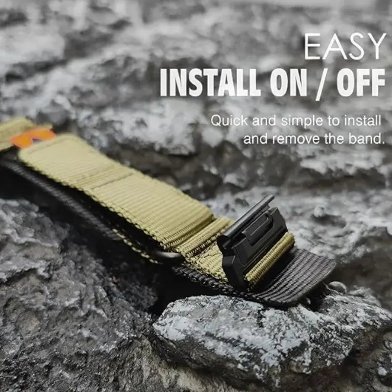 Nylon Horlogeband met Snelsluiting 22mm 26mm Smartwatch Polsband Sportief Comfortabel Verstelbaar Ademend | Sansoti