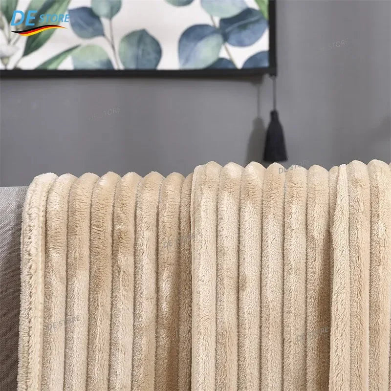 Fleecedeken met Ruitpatroon 70x100cm Zachte Microvezel Plaid Woonkamer Slaapkamer Bank Bed Kinderen Huisdieren | Sansoti