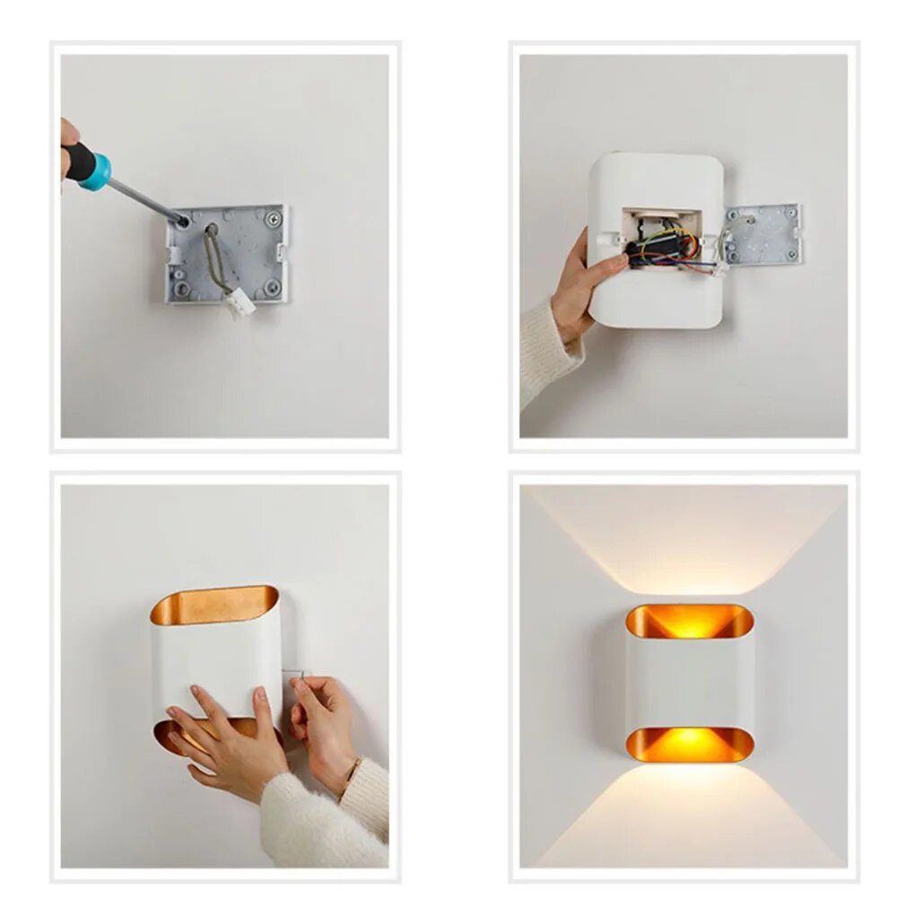 Moderne LED Buitenwandlamp IP65 Waterdicht – Stijlvolle Tuinverlichting voor Gevel & Terras | Sansoti