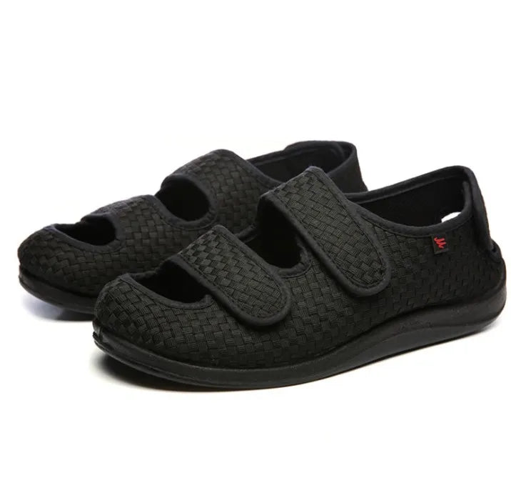 Verstelbare Sandalen met Klittenband Mesh Ademend Zwart Bruin Blauw Casual Zomer Schoeisel Comfortabel | Sansoti