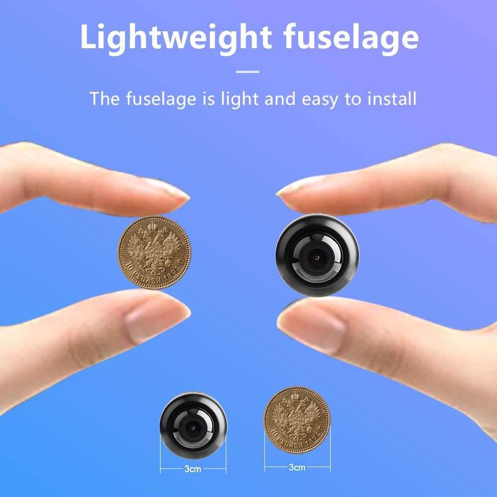 Compacte Mini Beveiligingscamera 1080P HD met Bewegingsdetectie en Nachtzicht | Sansoti