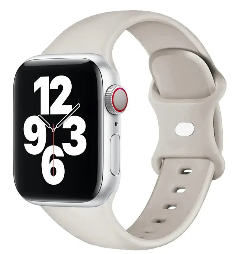 Bracelet de smartwatch en silicone, résistant à l’eau et flexible, bracelet sport doux pour une utilisation quotidienne active | Sansoti
