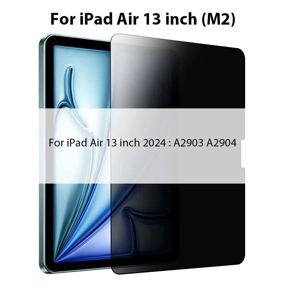 Privacy Screen Protector Tempered Glass for iPad - Side-Angle Protection Display Security Anti-Peeping Screen | Sansoti