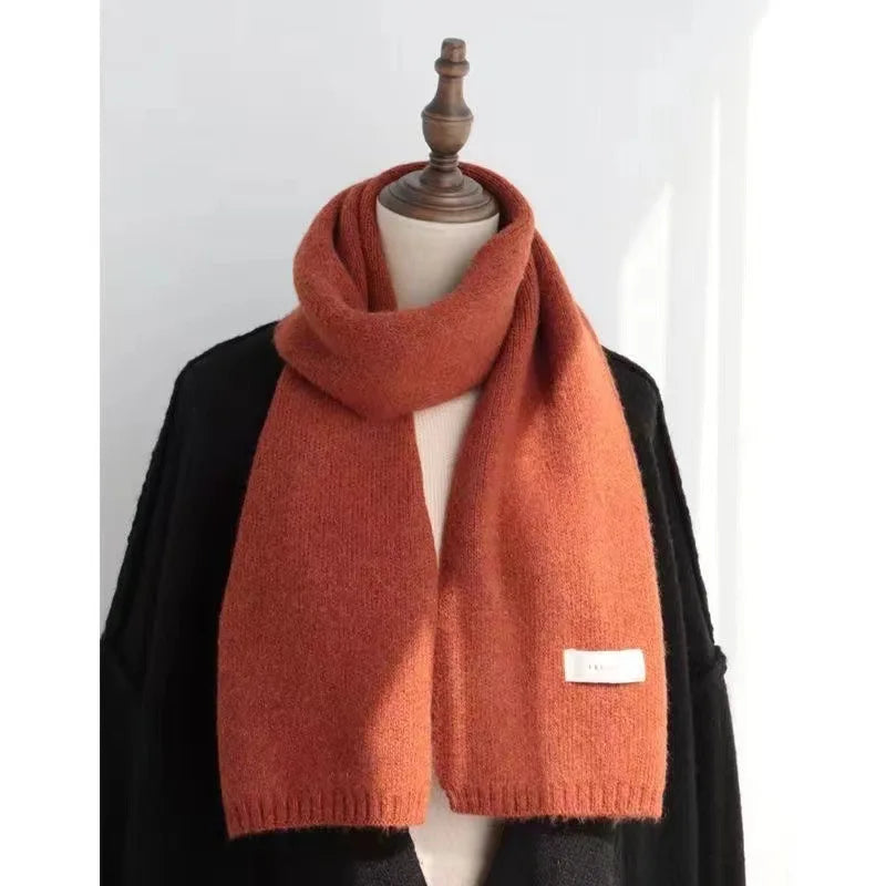 Soft Cashmere-Look Scarf for Women - Winter-Warm Fashion Accessory in 9 Colors - 170x21cm Wrap Styles | Sansoti